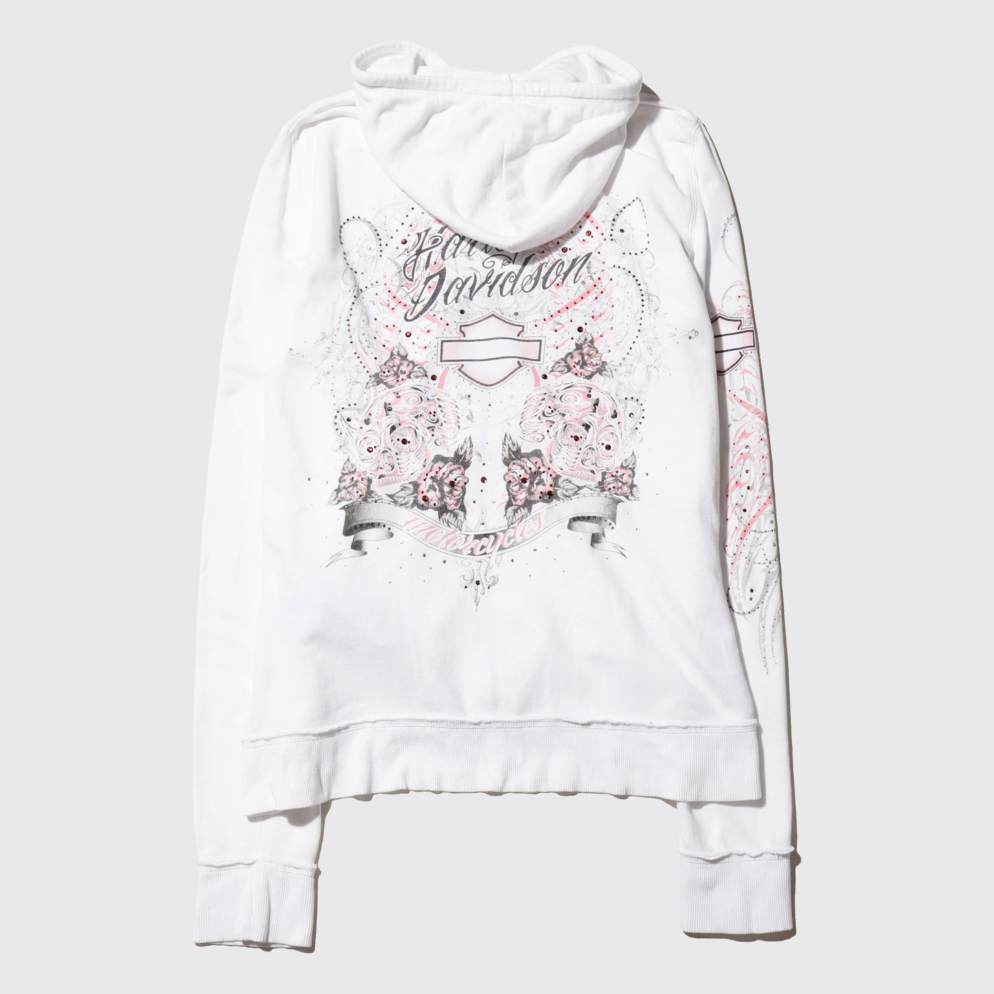 vintage 00's harley-davidson bijou tatoo hoodie