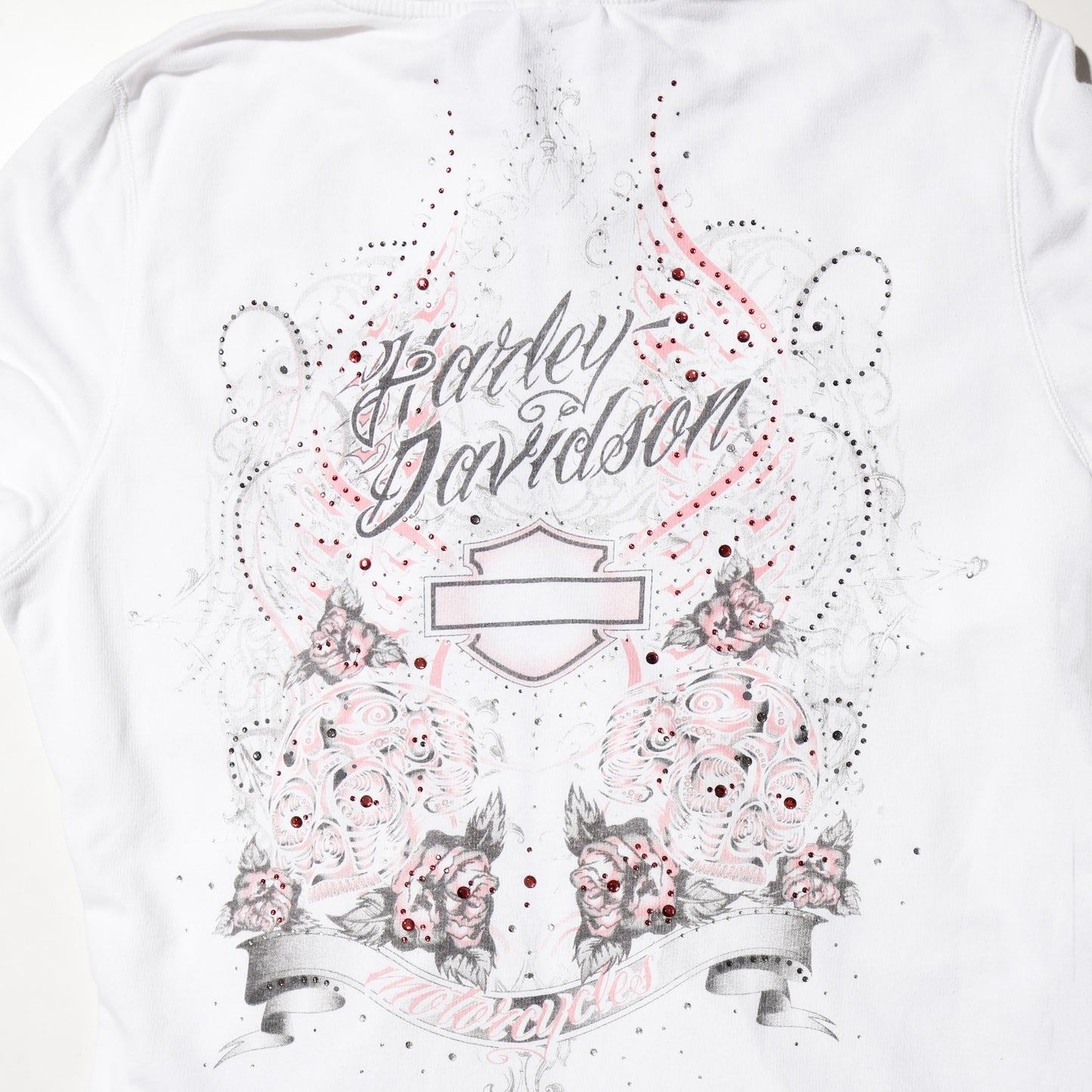 vintage 00's harley-davidson bijou tatoo hoodie