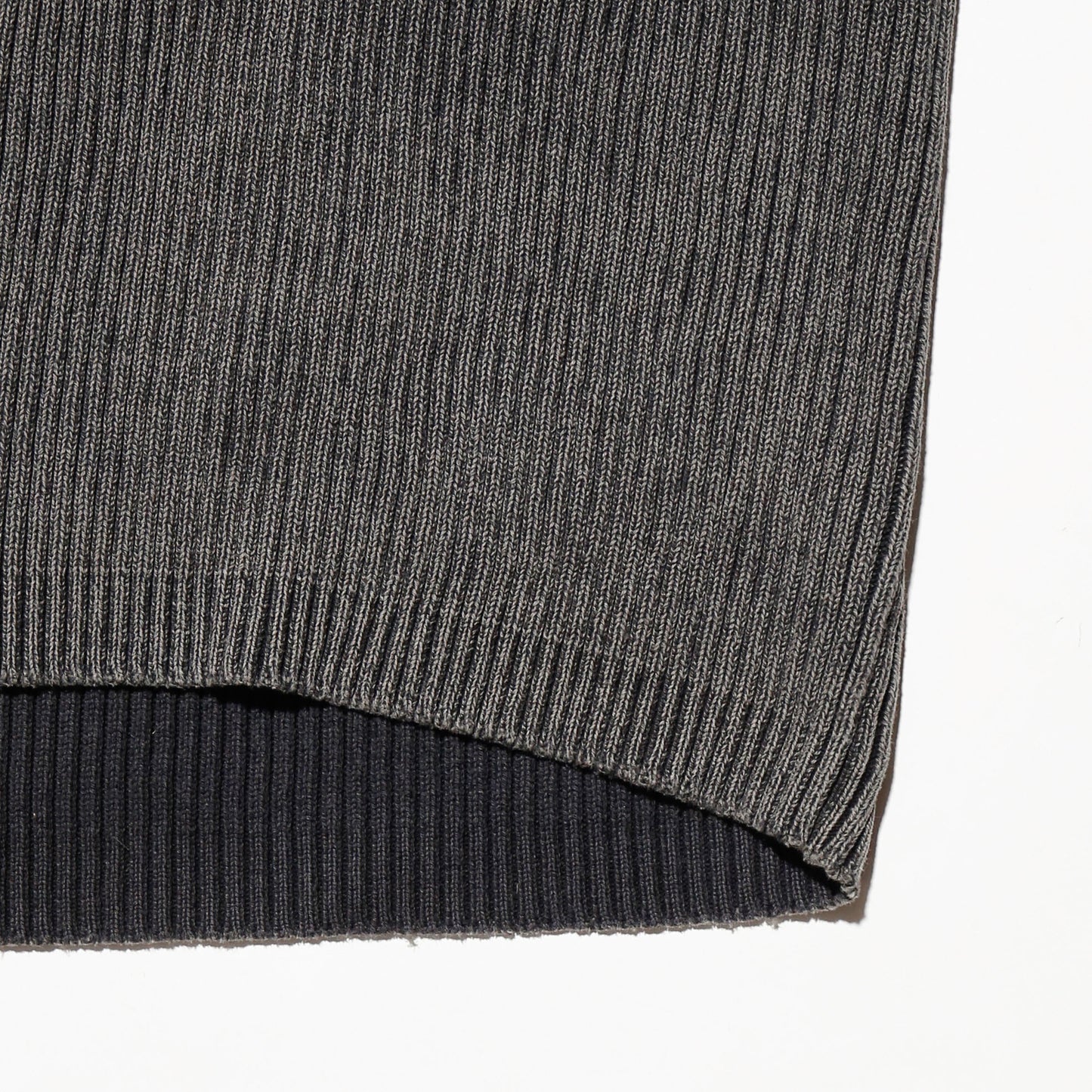 vintage lace up ribbed sweater