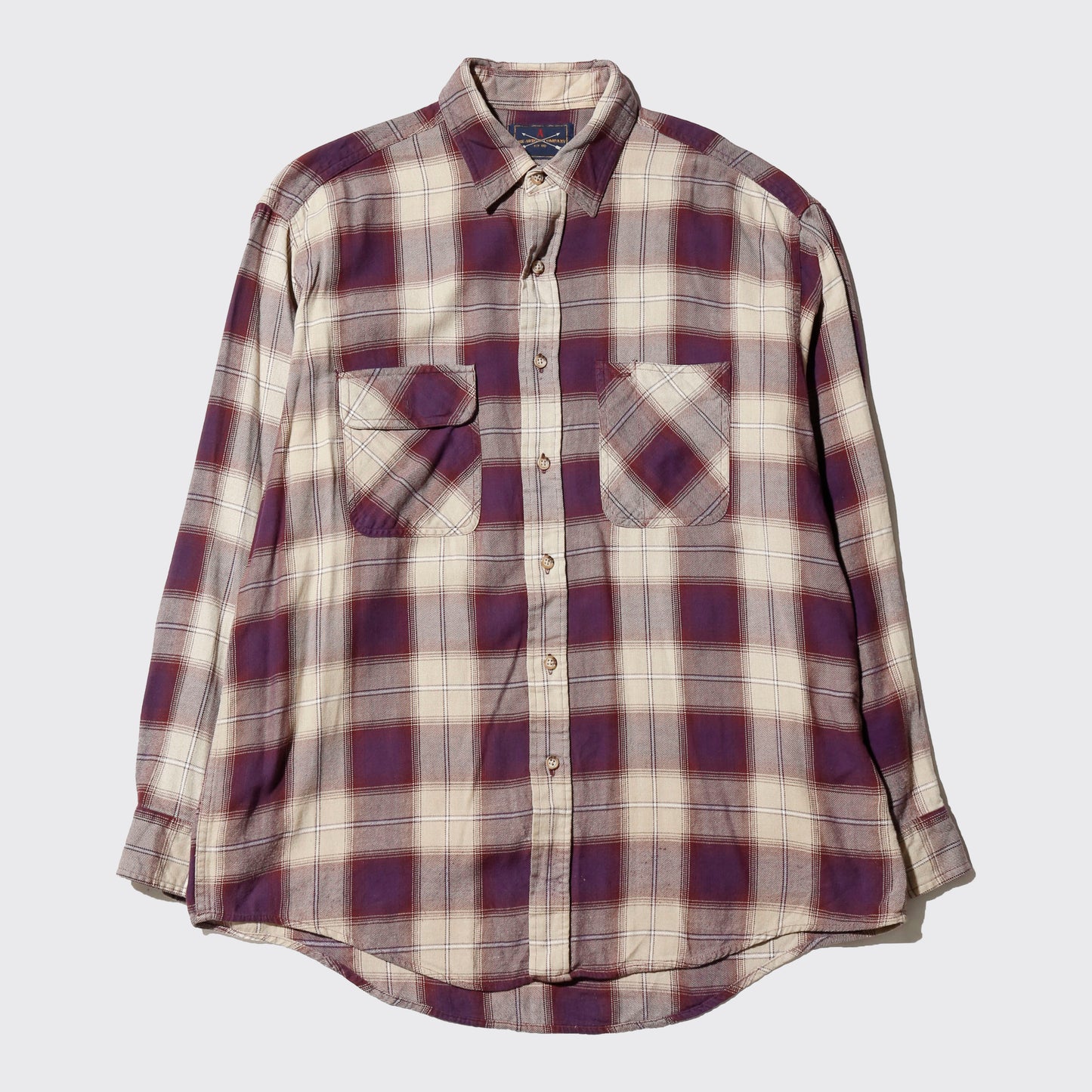vintage the arrow ombre check shirt