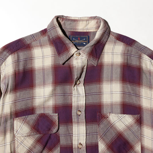 vintage the arrow ombre check shirt