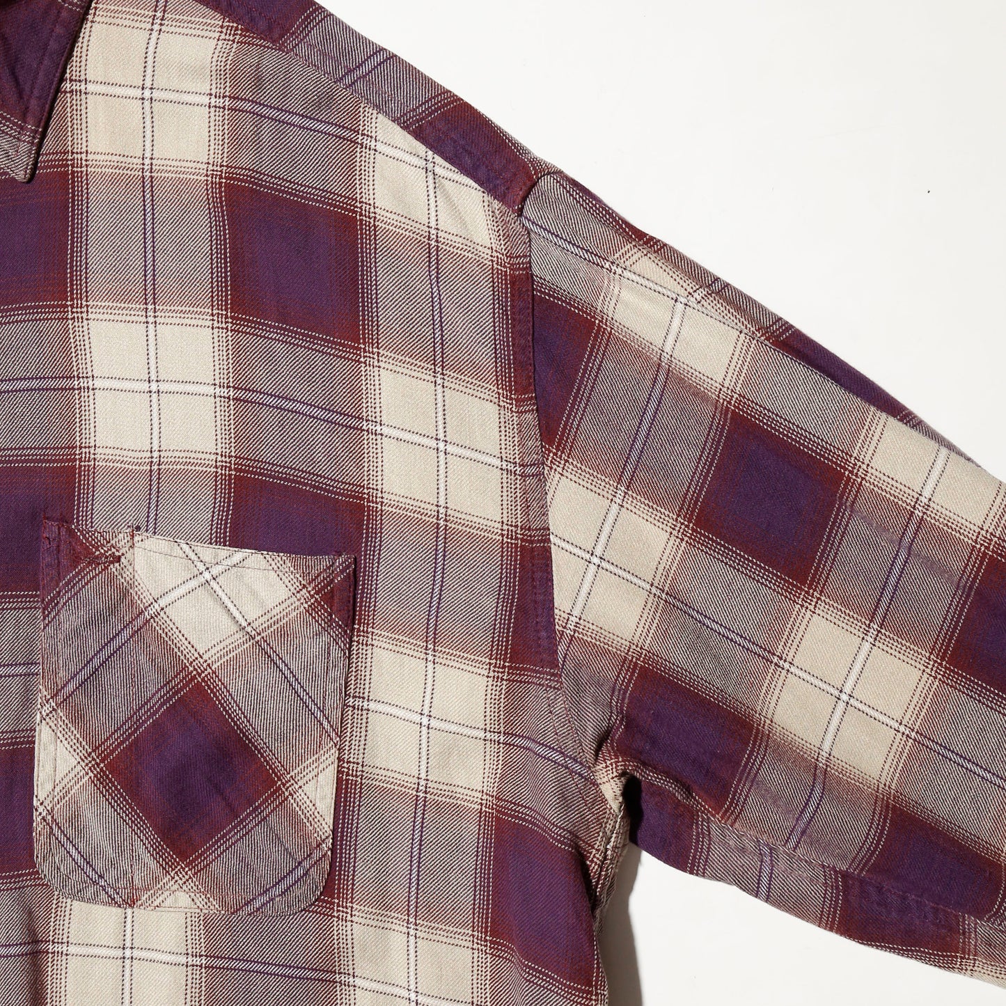 vintage the arrow ombre check shirt