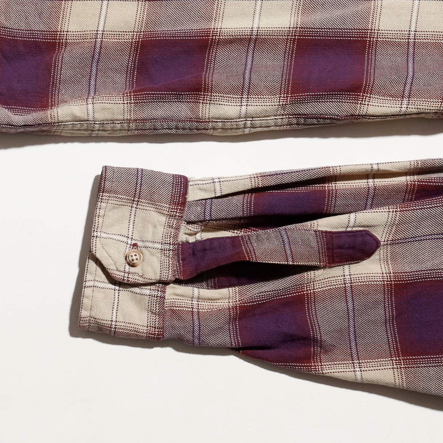 vintage the arrow ombre check shirt