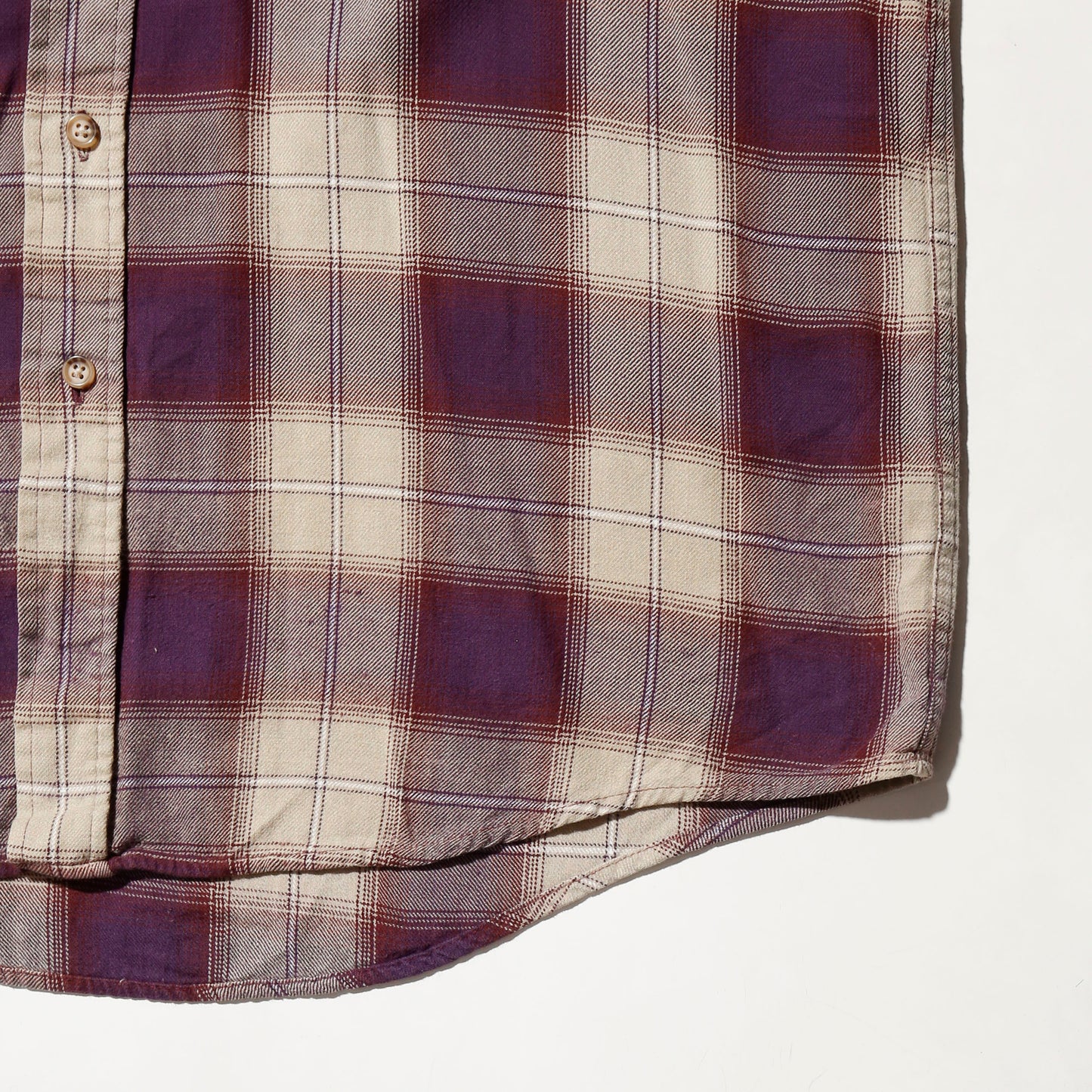 vintage the arrow ombre check shirt