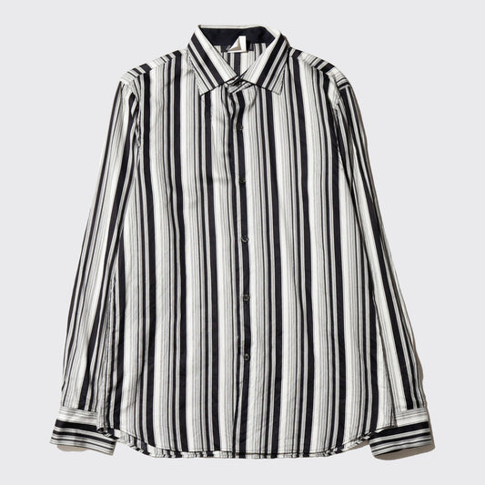 vintage agnes b. stripe cotton shirt