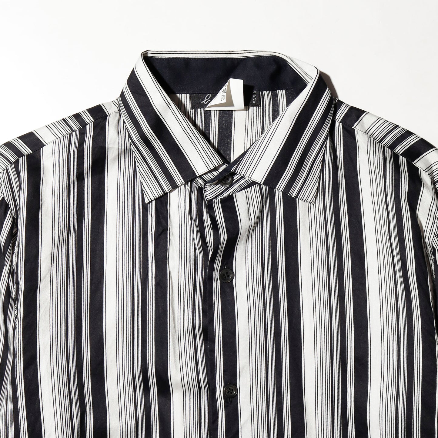 vintage agnes b. stripe cotton shirt