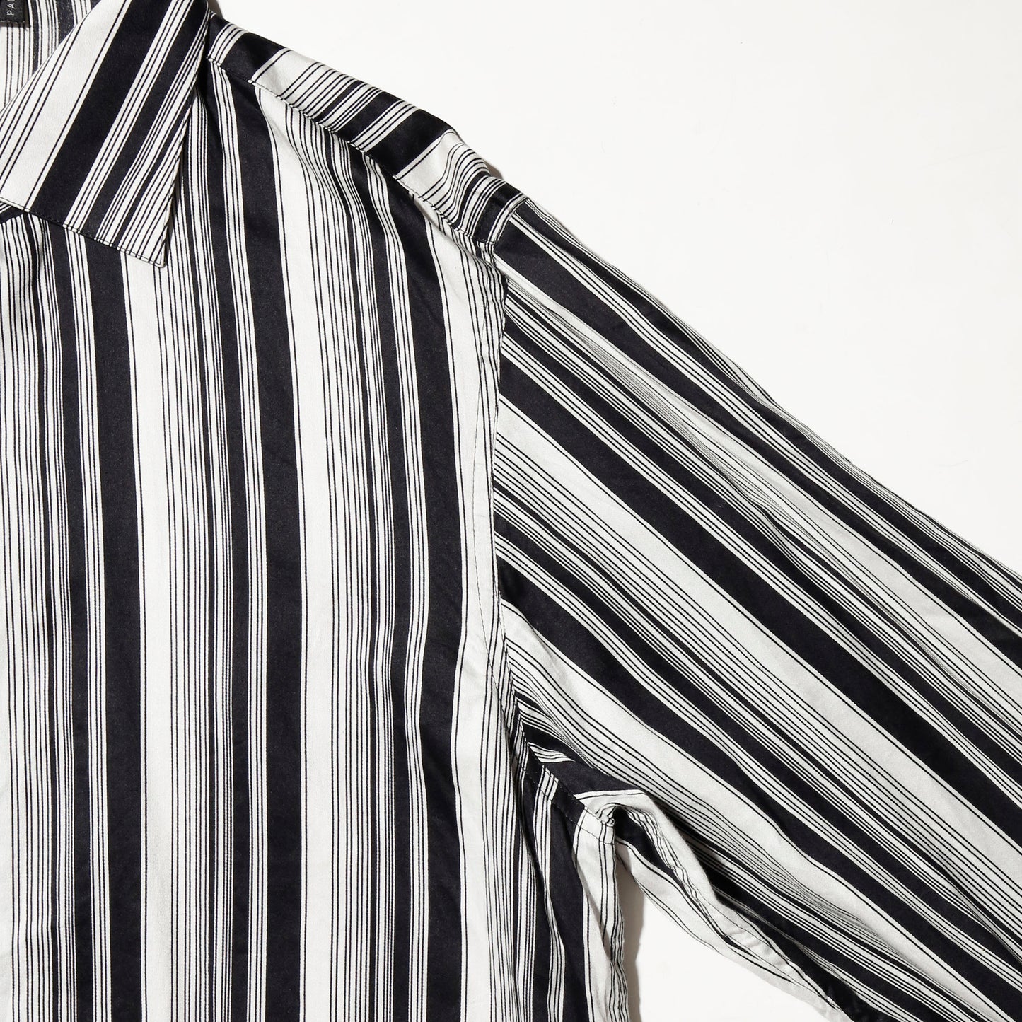 vintage agnes b. stripe cotton shirt
