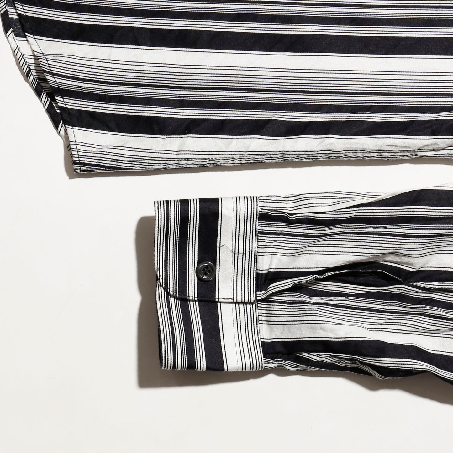 vintage agnes b. stripe cotton shirt