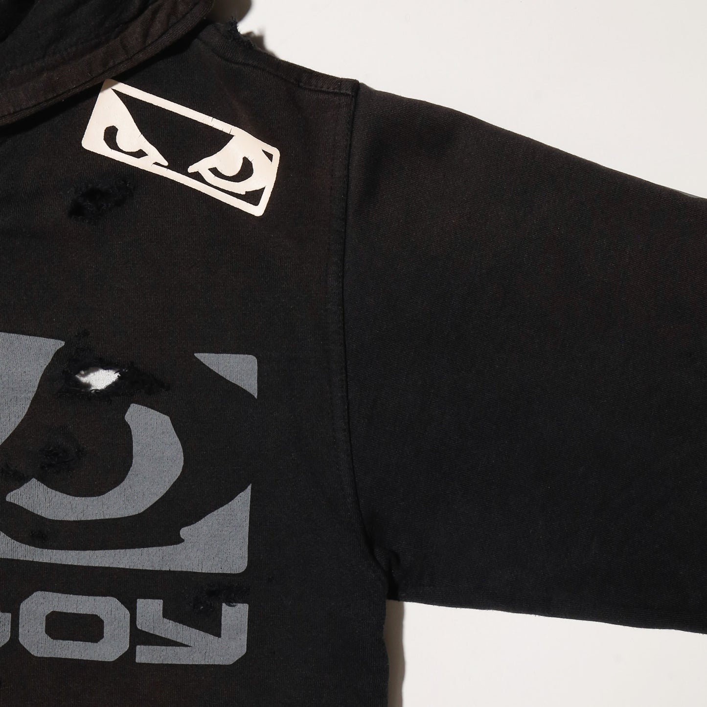 vintage 90's BAD BOY pro series broken hoodie