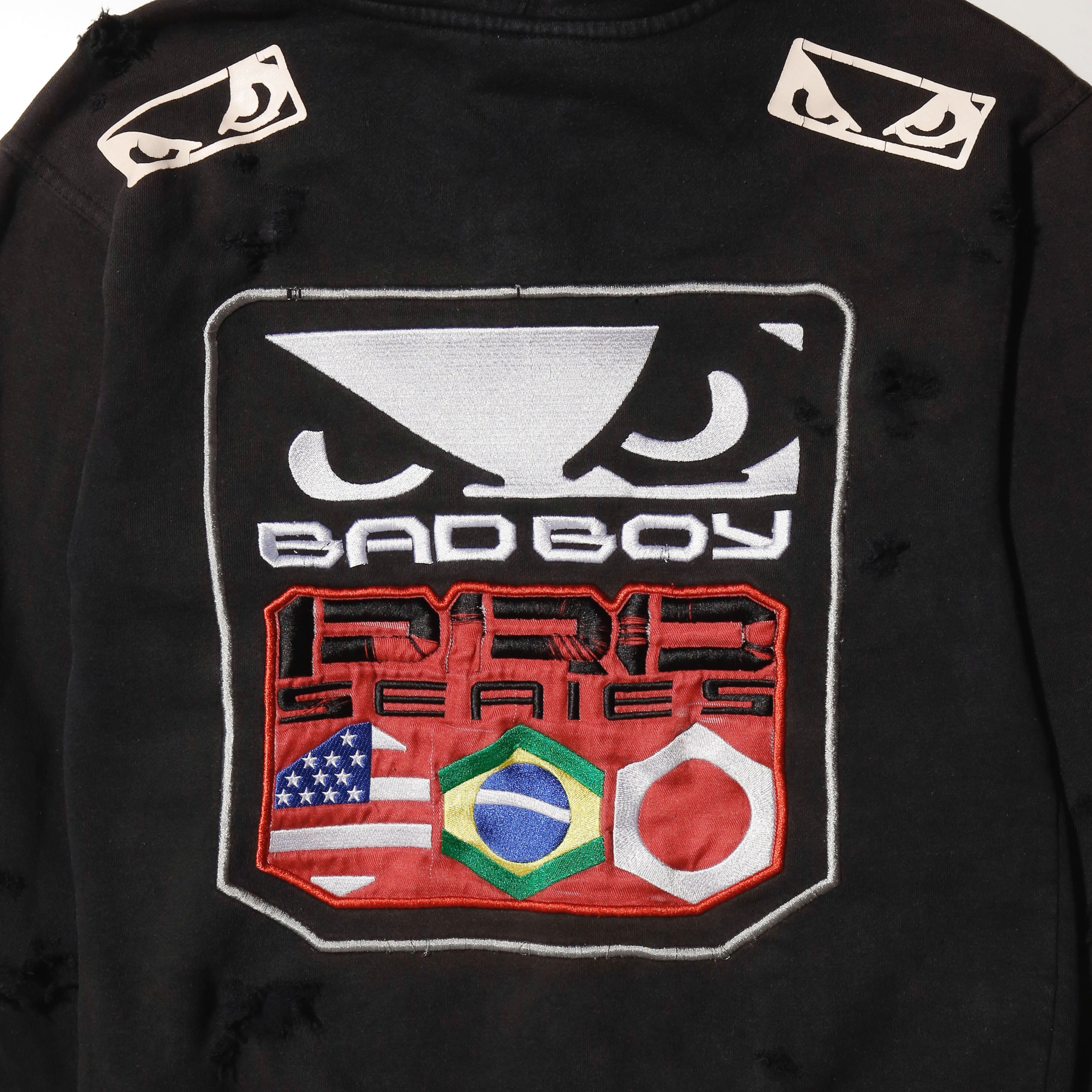 vintage 90's BAD BOY pro series broken hoodie – NOILL