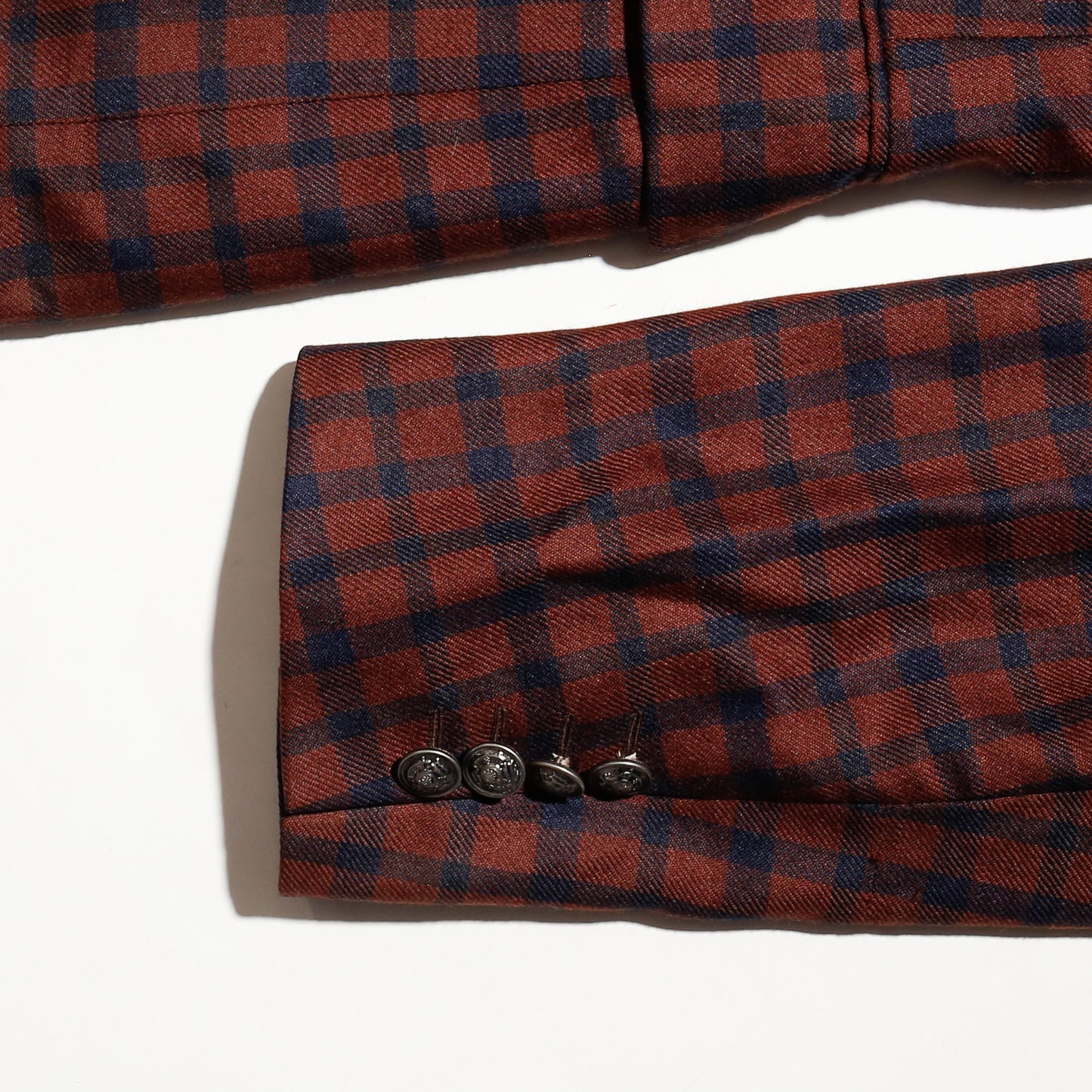 vintage 80's Dior check single tailored jacket