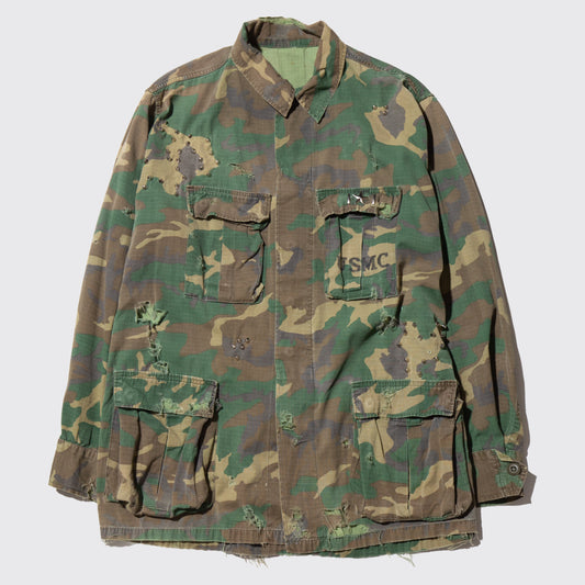 vintage us army studs broken jungle fatigue jacket