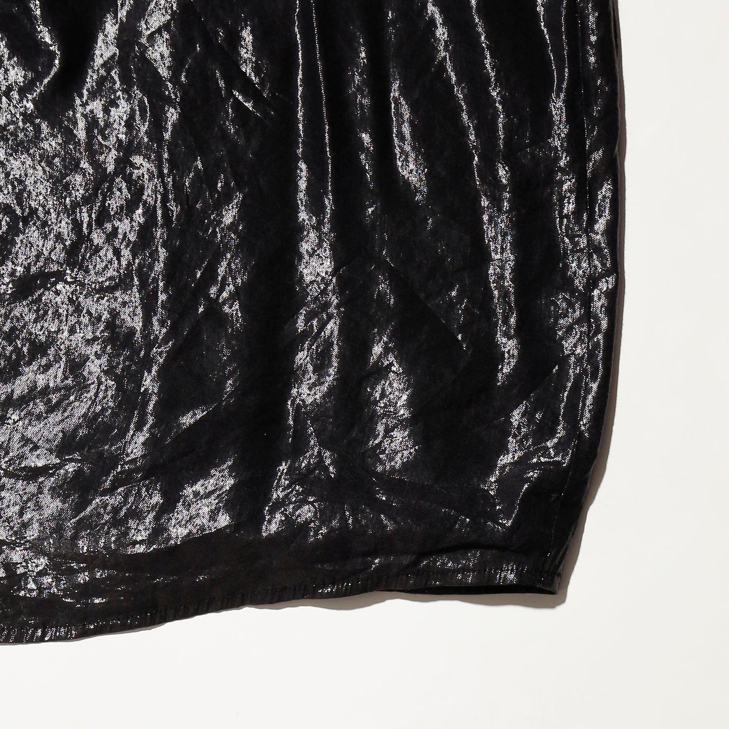 vintage metalic organza shirt