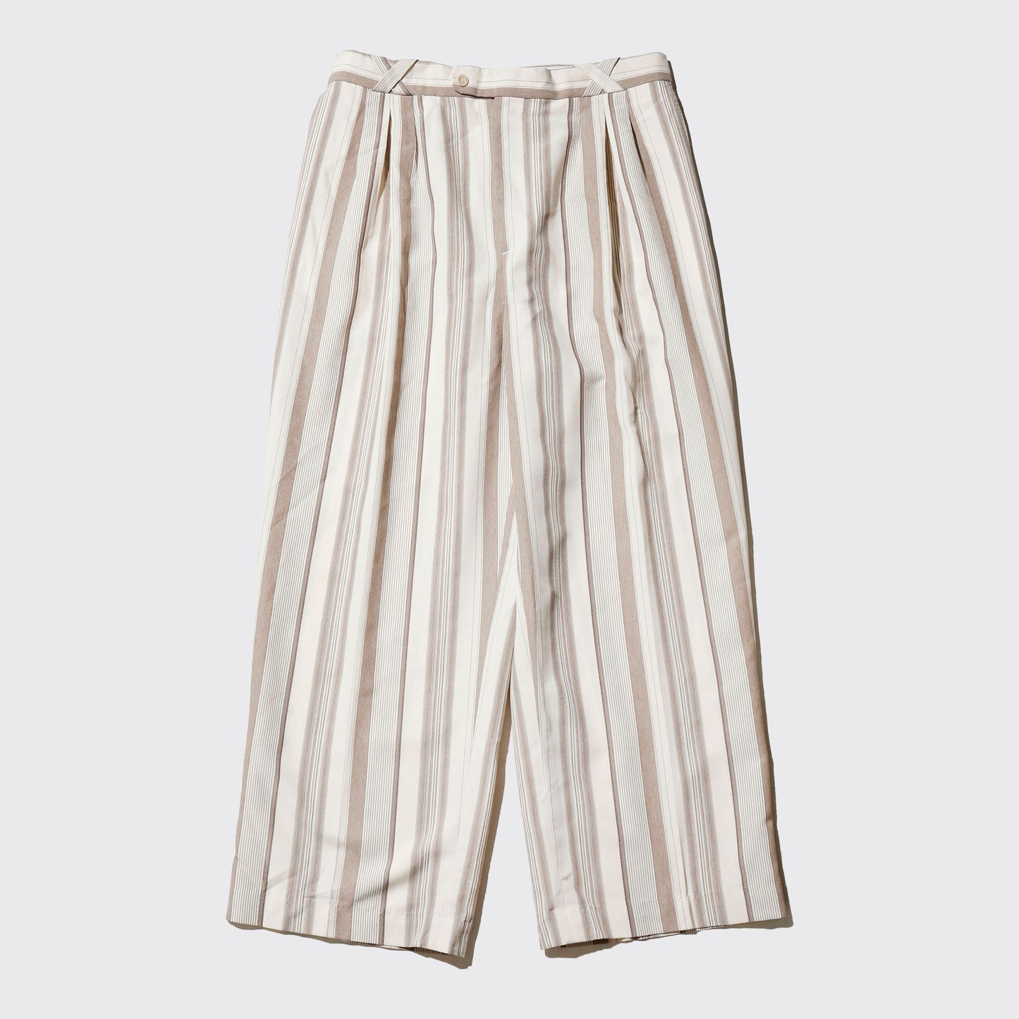 vintage stripe wide slacks, *resized