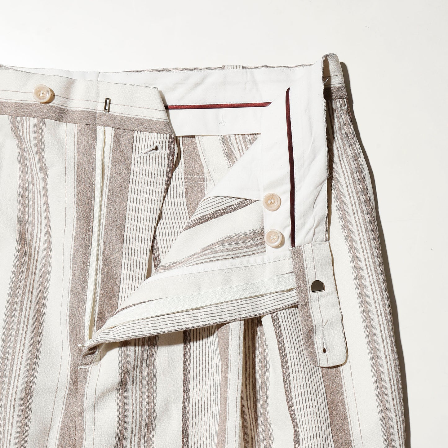 vintage stripe wide slacks, *resized