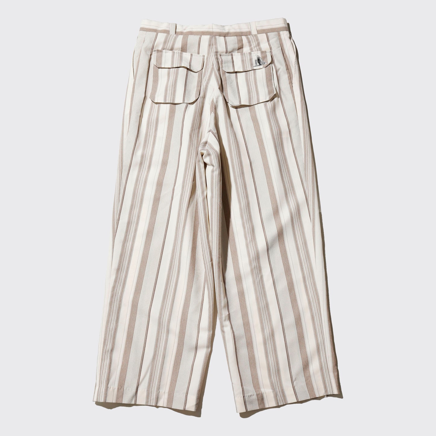 vintage stripe wide slacks, *resized