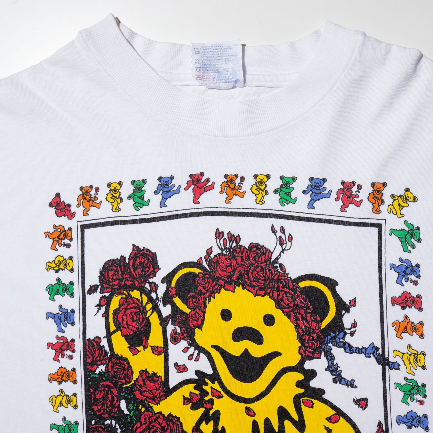 vintage 1992's Grateful Dead dancing bear rose t-Shirt