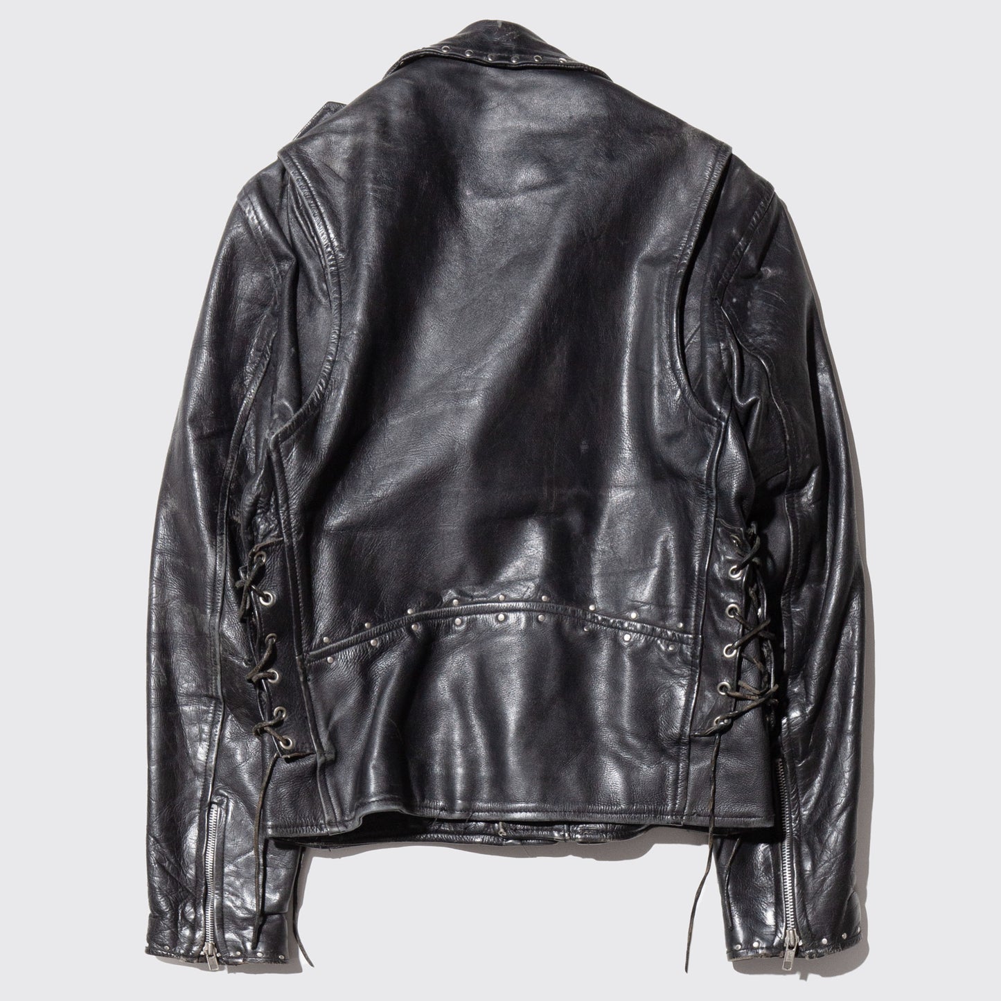 vintage custom leather riders jacket