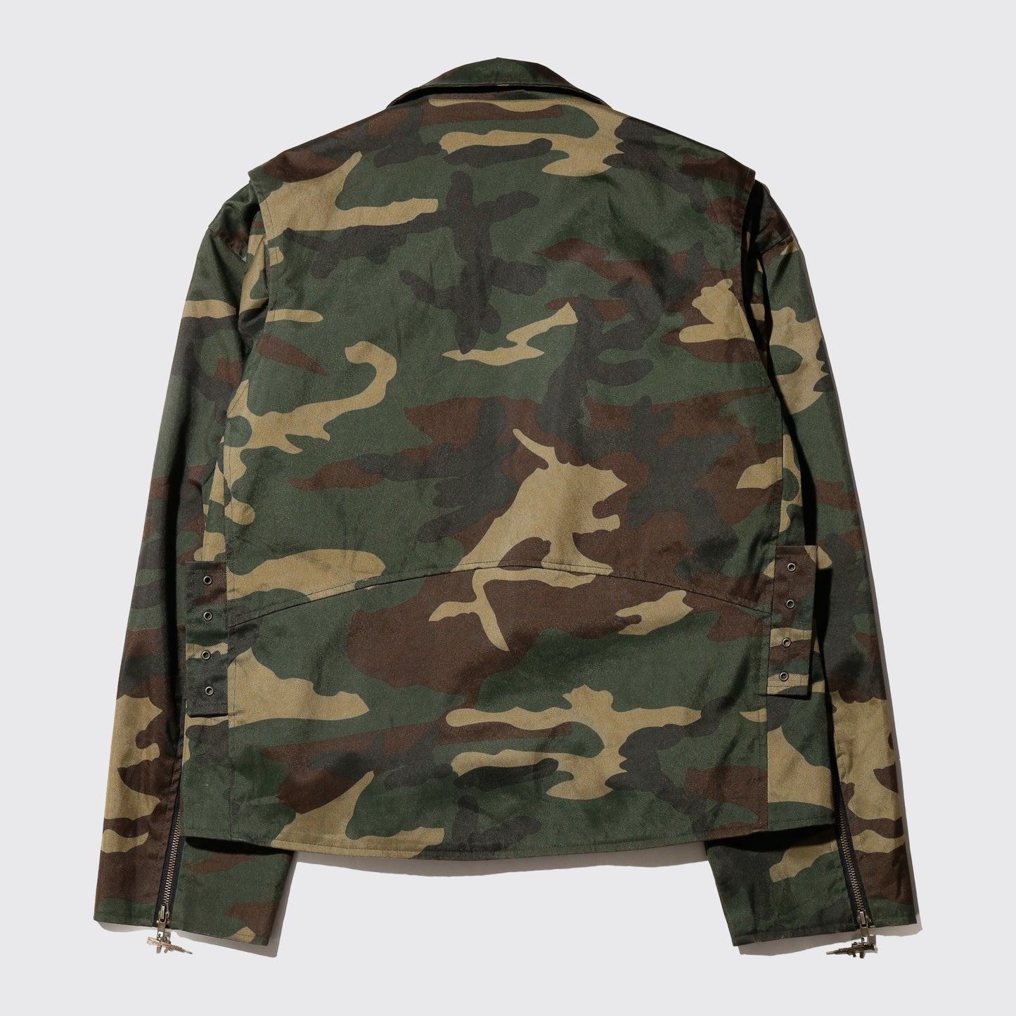 *one-off custom camouflage riders jacket