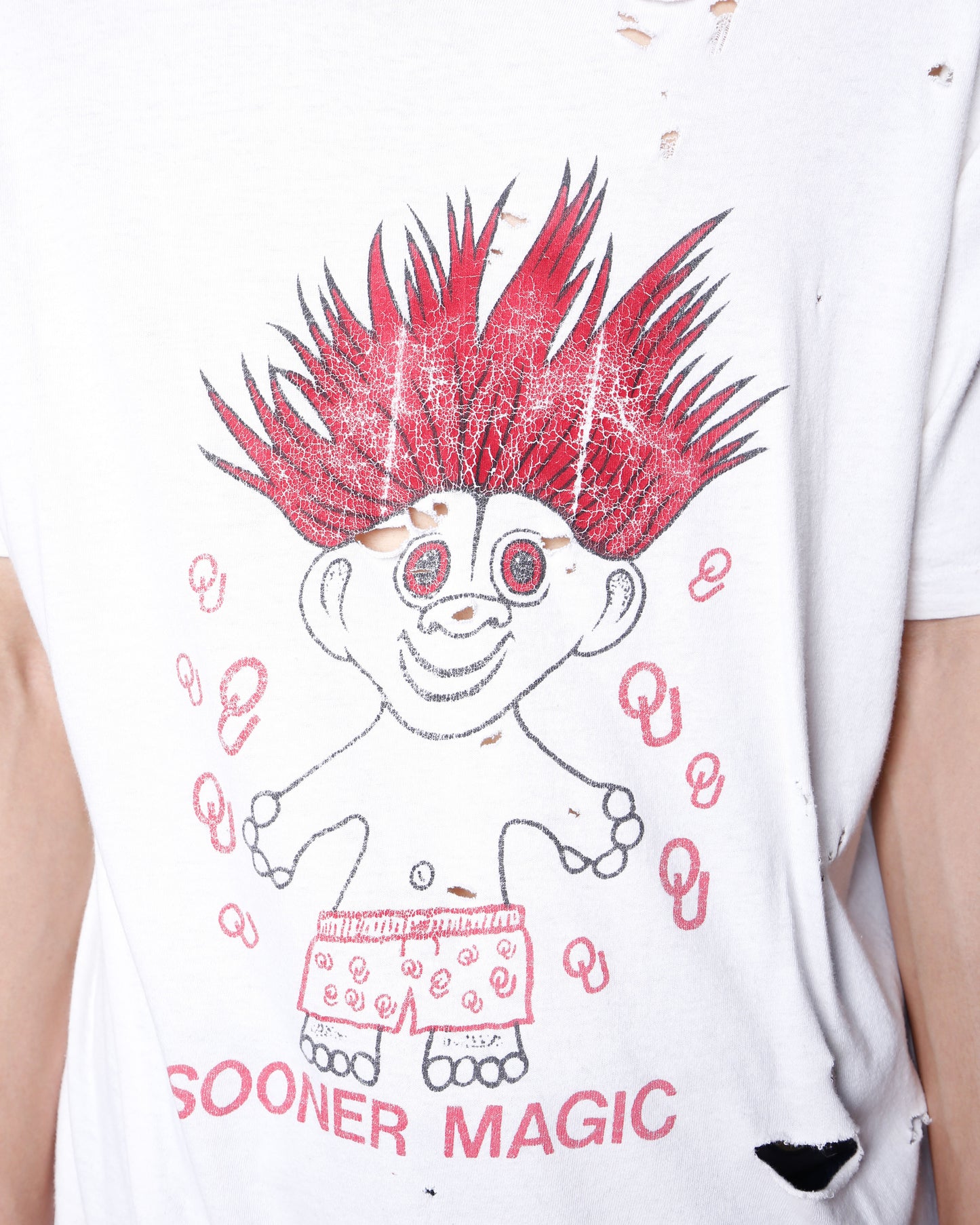 vintage 90's troll doll broken t-shirt