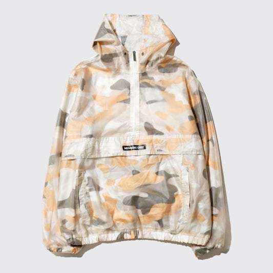 vintage mambers only transparent camo anorack