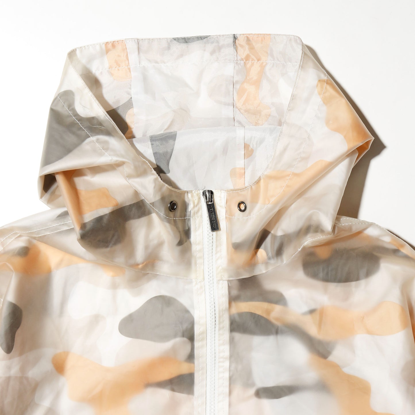 vintage mambers only transparent camo anorack