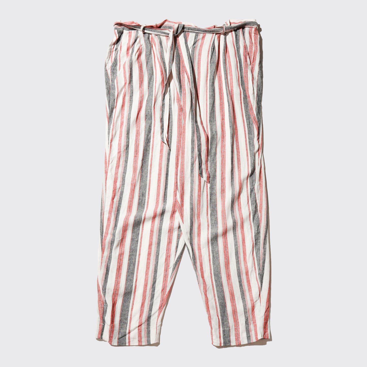 vintage drawstring stripe lounge pants