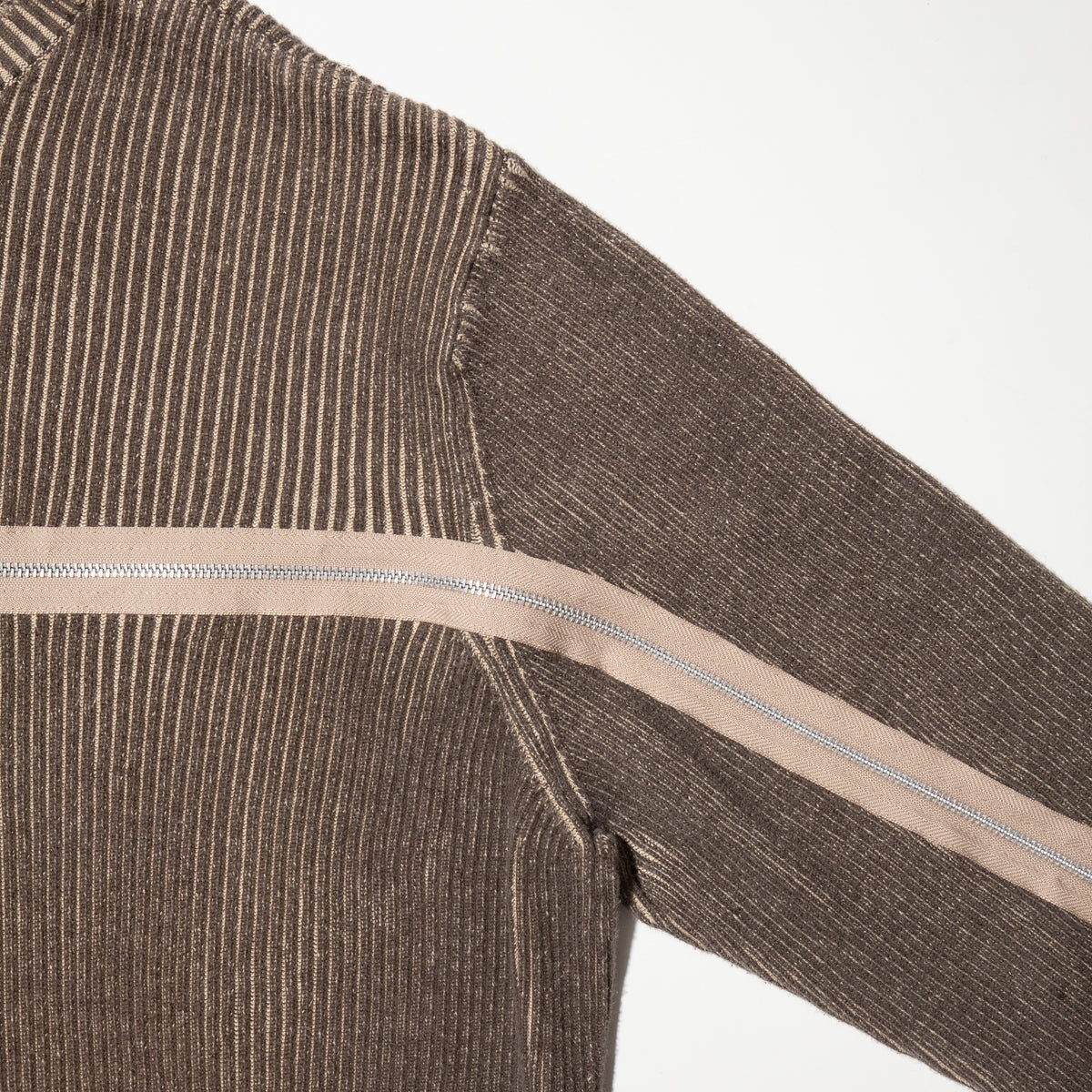 *one-off cross zip sweater