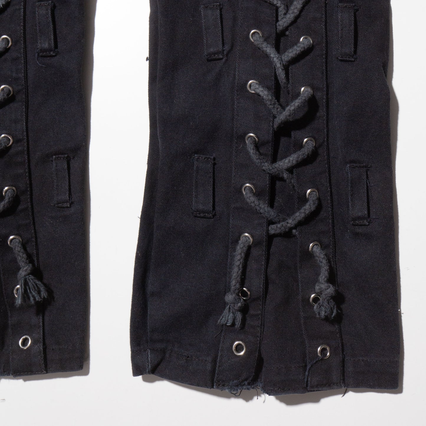 vintage lace up bondage trousers