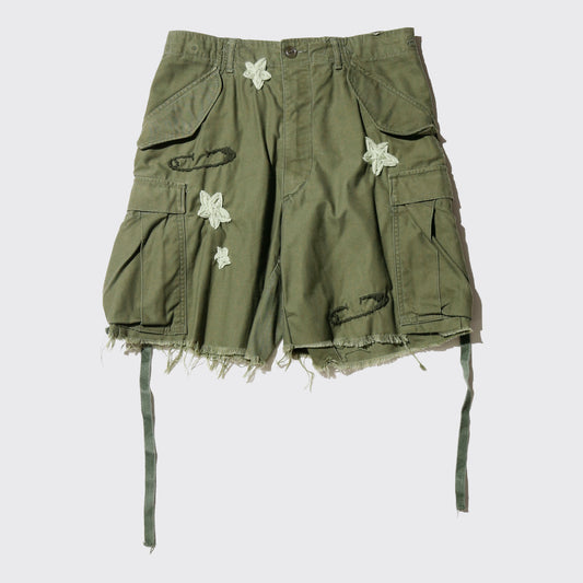 *one-off 60’s craft m-65 cargo shorts, *cut off
