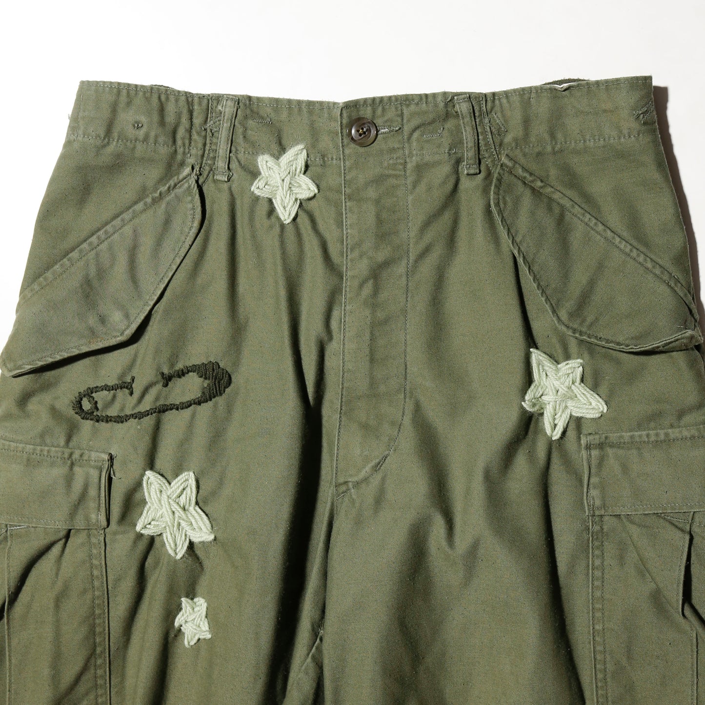 *one-off 60’s craft m-65 cargo shorts, *cut off