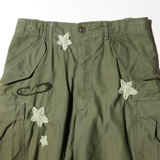 *one-off 60’s craft m-65 cargo shorts, *cut off