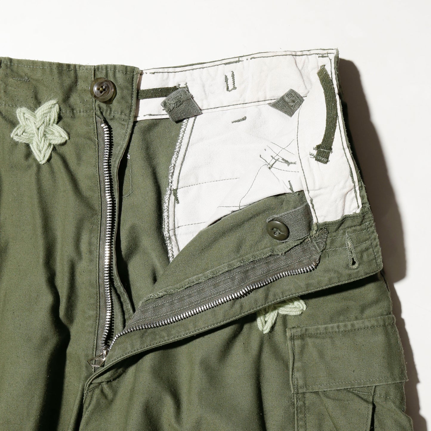 *one-off 60’s craft m-65 cargo shorts, *cut off