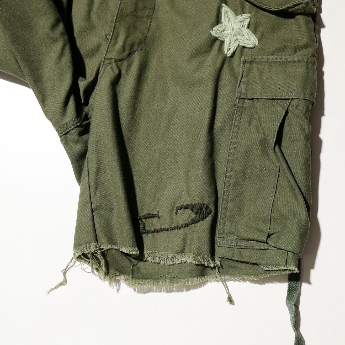 *one-off 60’s craft m-65 cargo shorts, *cut off