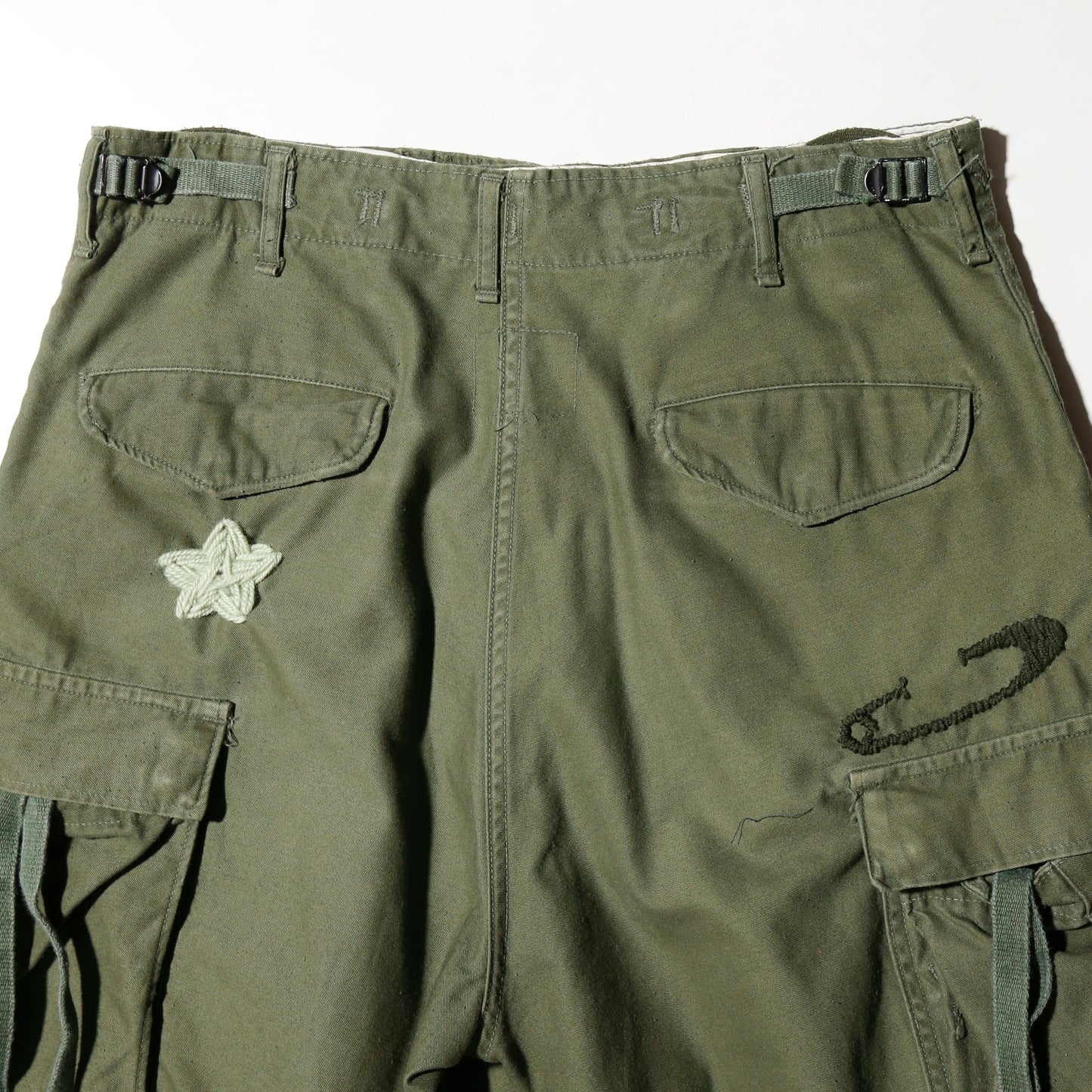 *one-off 60’s craft m-65 cargo shorts, *cut off