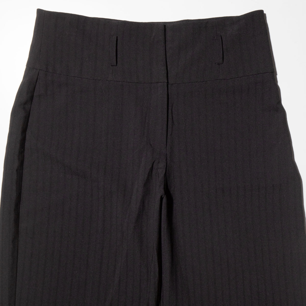 vintage stripe high waist flare slacks