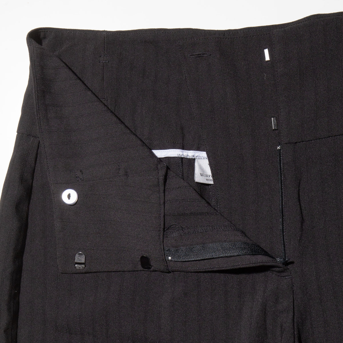 vintage stripe high waist flare slacks