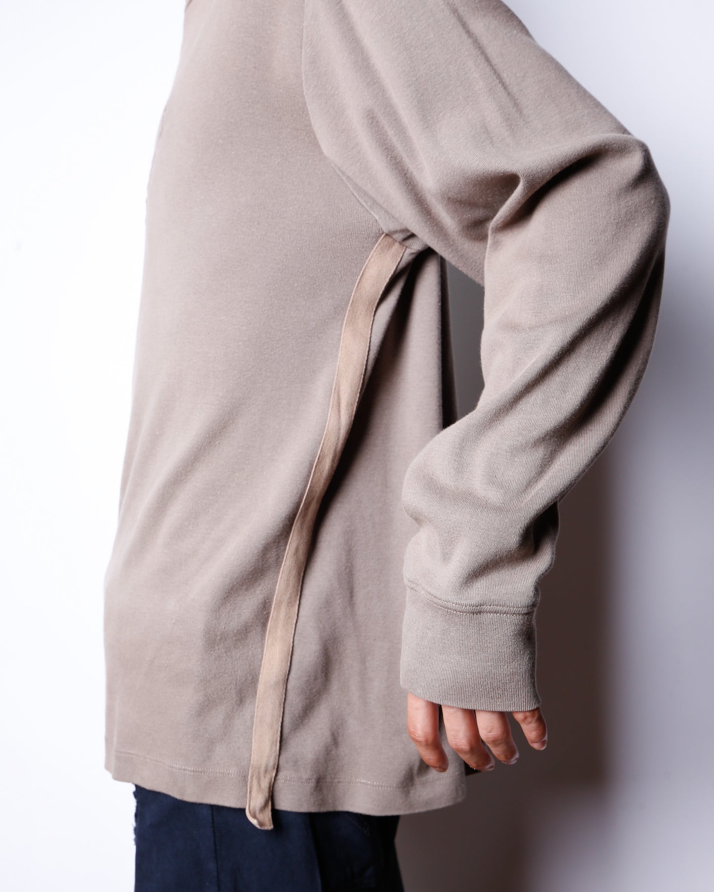 vintage slashed numbering cut sew