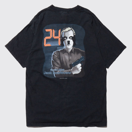 vintage 05's 24 Jack BowWower parody t-shirt
