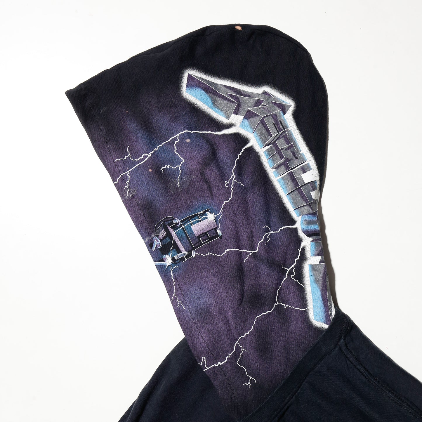 *one-off hybrid hooded cut sew, with detachable gloves