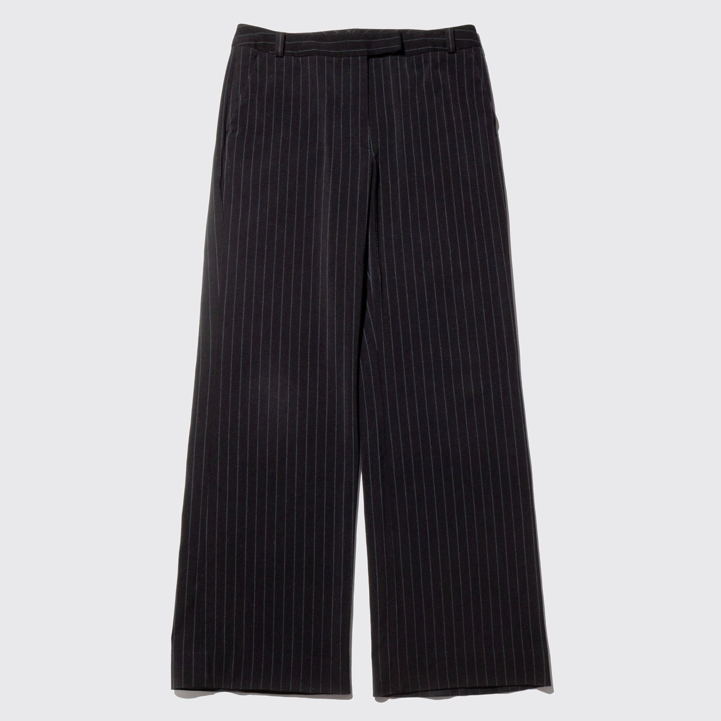 vintage low rise stripe wide slacks