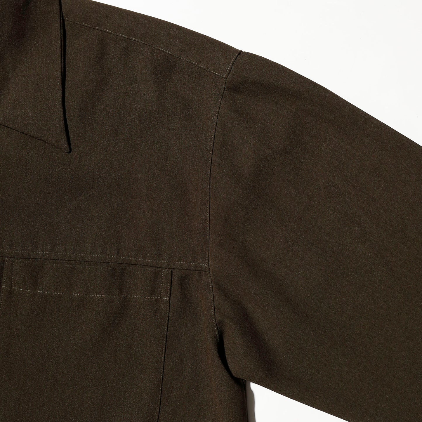 vintage open collar boxy shirt