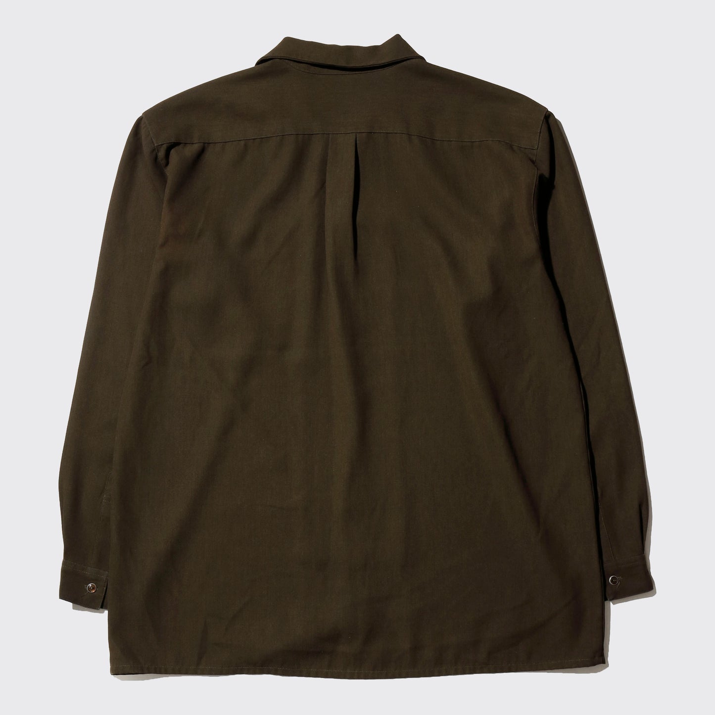 vintage open collar boxy shirt