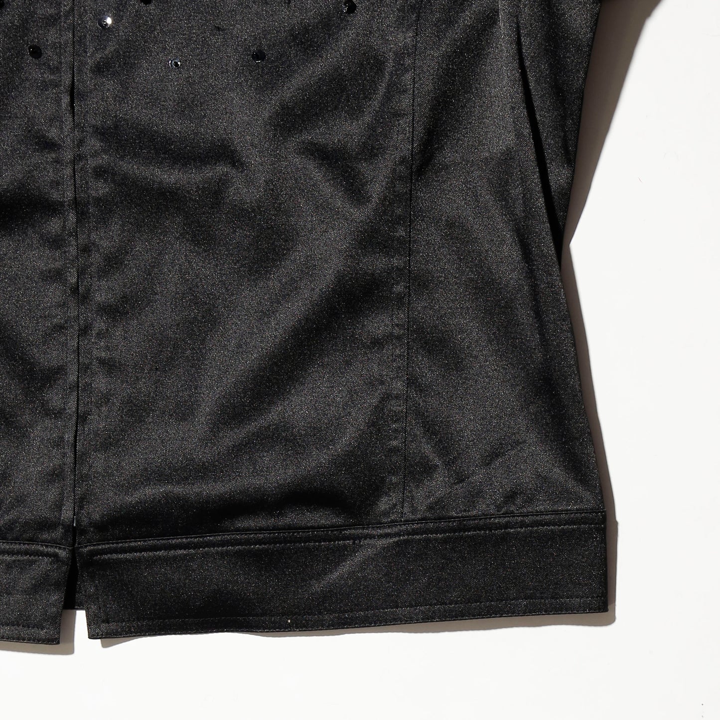 vintage shinny trucker satin jacket