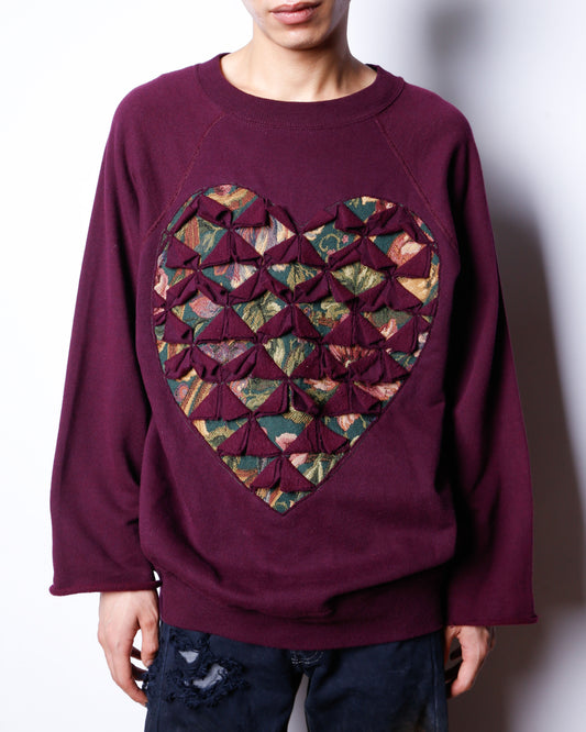 vintage love jacquard sweat