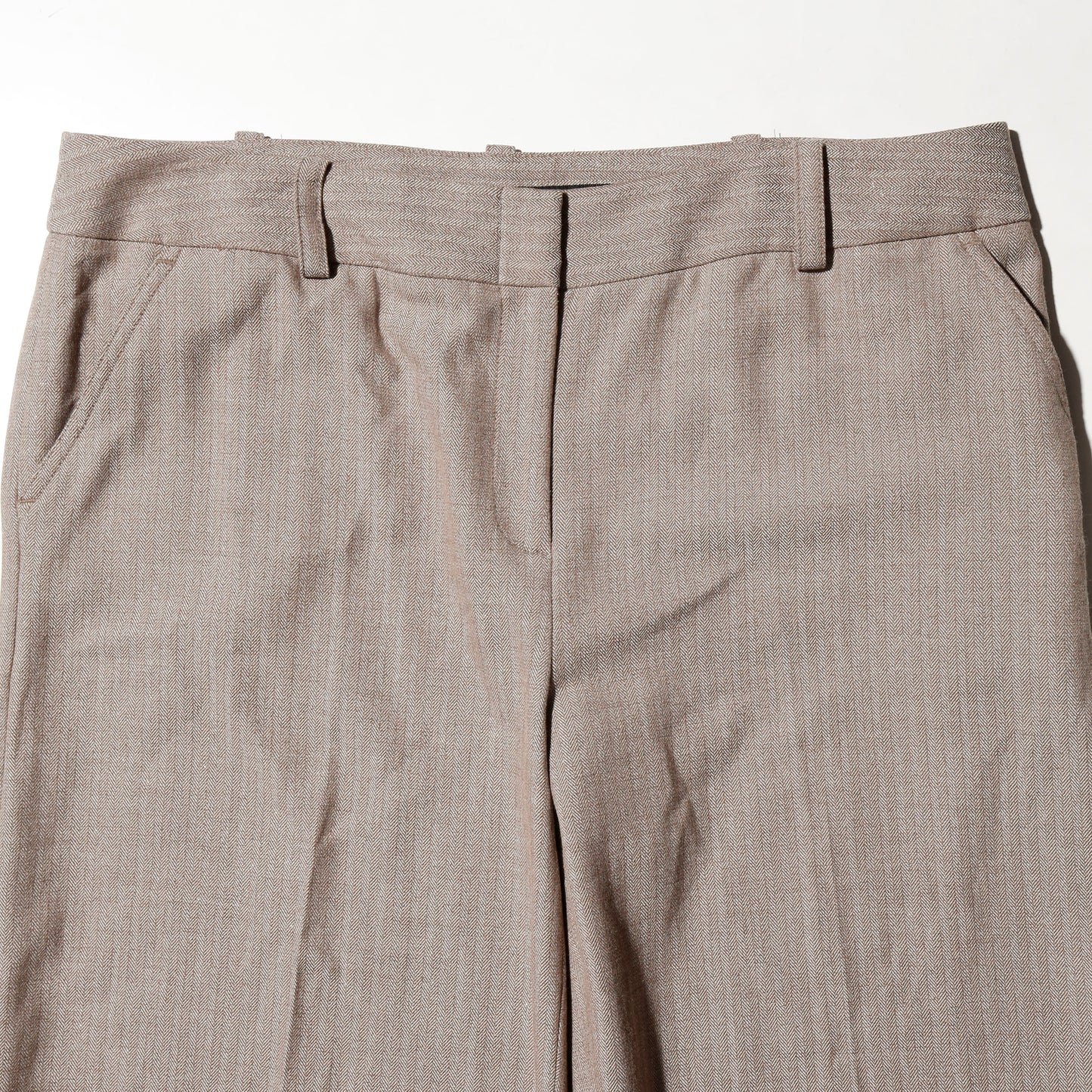 vintage low rise lame wide slacks