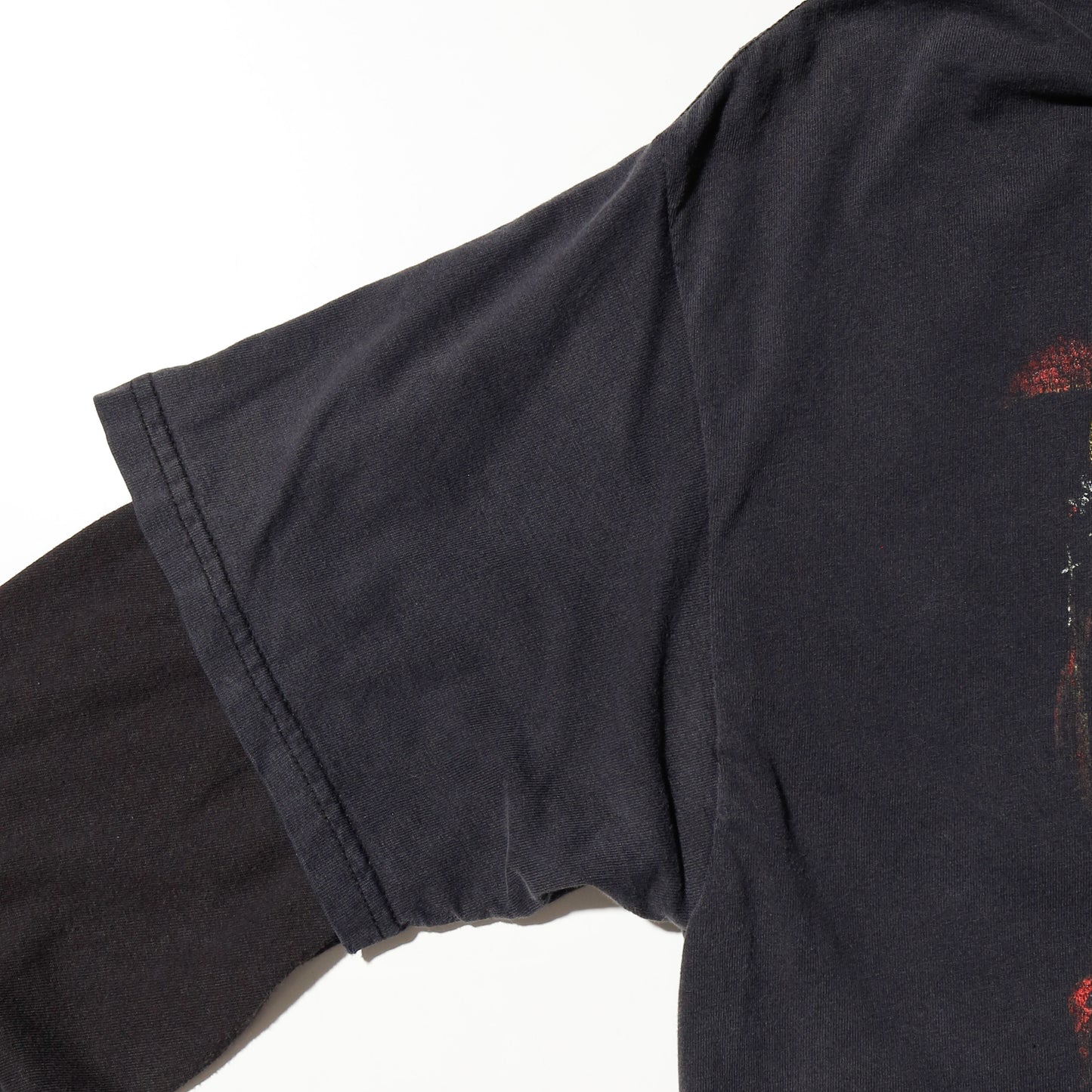 *one-off hybrid hooded cut sew, with detachable gloves