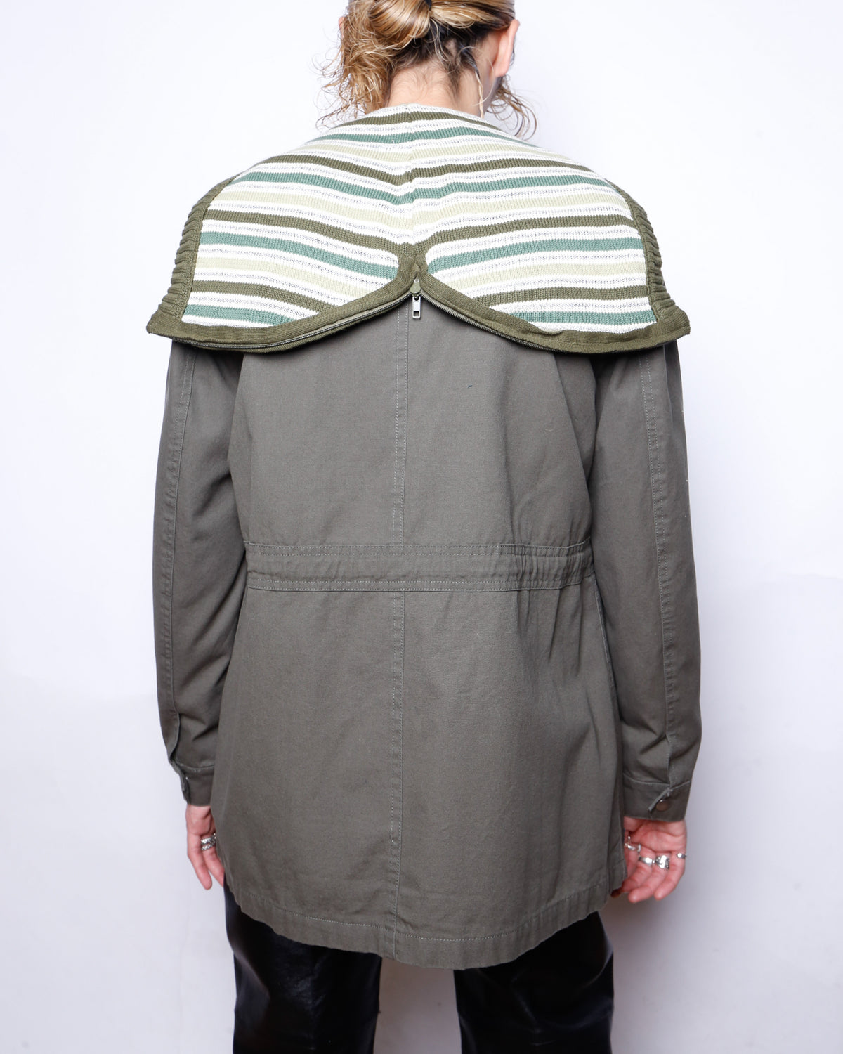 vintage deformed field jacket
