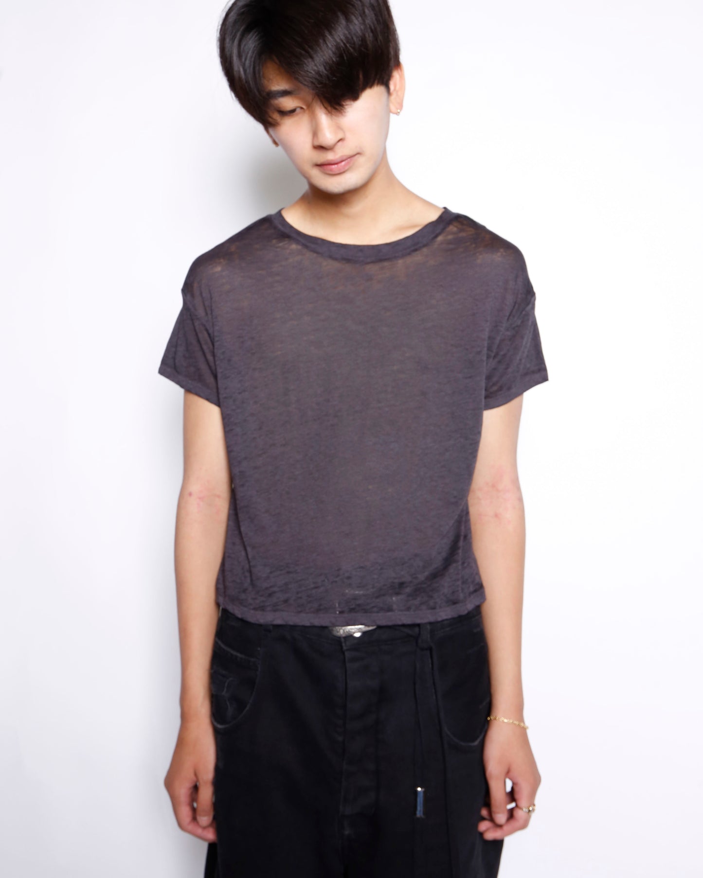 vintage cropped frail t-shirt