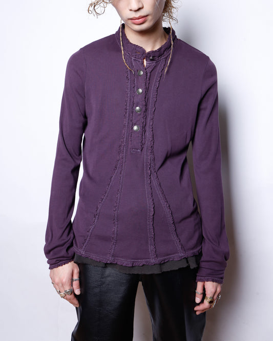 vintage raffle henry neckl l/s cut sew